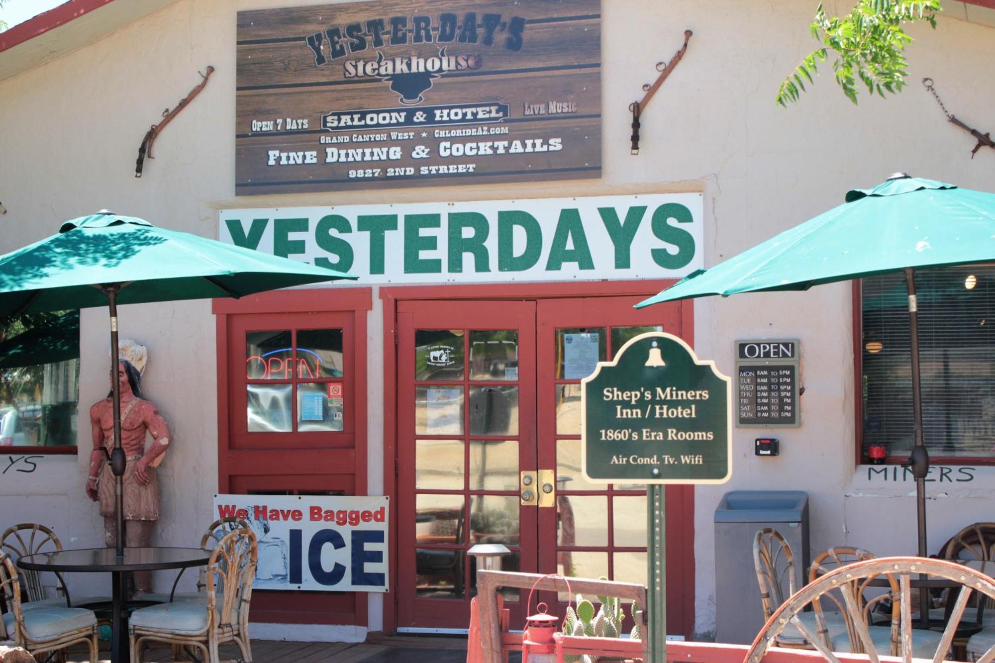 Grand Canyon West Hotel Sheps Miners Inn Chloride Esterno foto